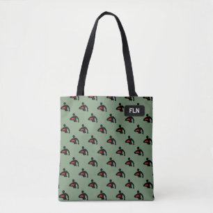 Bolso De Tela Kit de rugby - Logo del jugador y de Rugbyball, cu