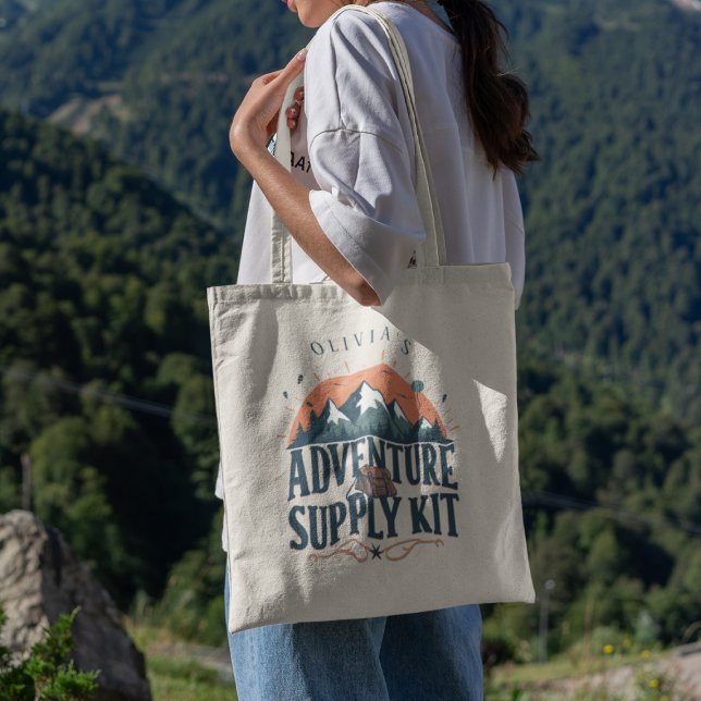 Bolso De Tela Kit de suministros de aventura con nombre personal (Subido por el creador)