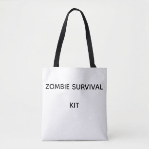 Bolso De Tela Kit de supervivencia zombie
