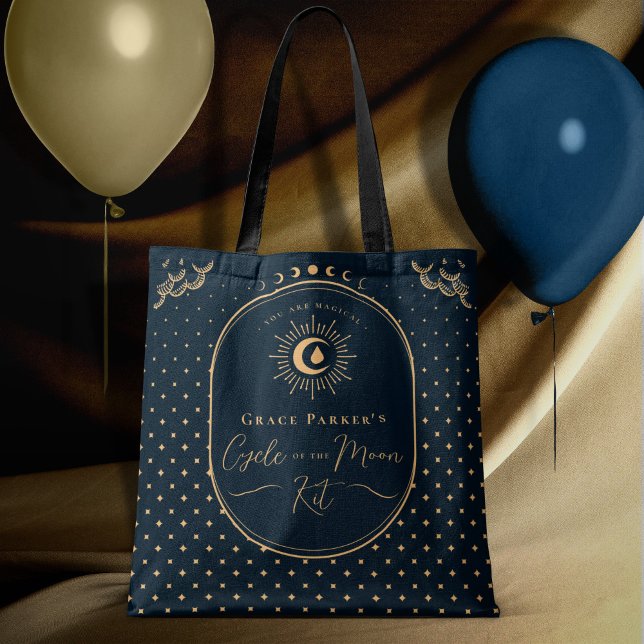 Bolso De Tela Kit para el período de la primera luna azul celest (In Situ)