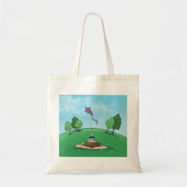 Bolso De Tela Kite Flying Tote Bag