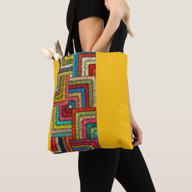 Bolso De Tela Kitenge Pattern Home Decor pillow (Detalle)