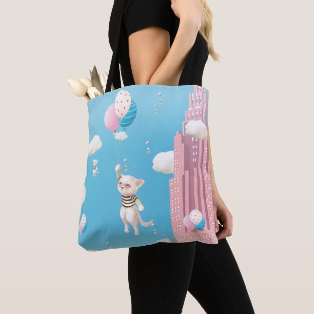Bolso De Tela Kittens Bound (Detalle)