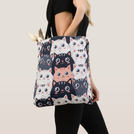 Bolso De Tela Kitty Kat Kaleidoscope