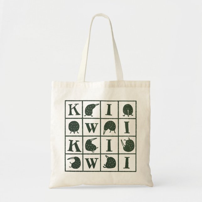Bolso De Tela Kiwi in the matrix (Frente)