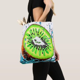 Bolso De Tela Kiwi Splash of Fresness