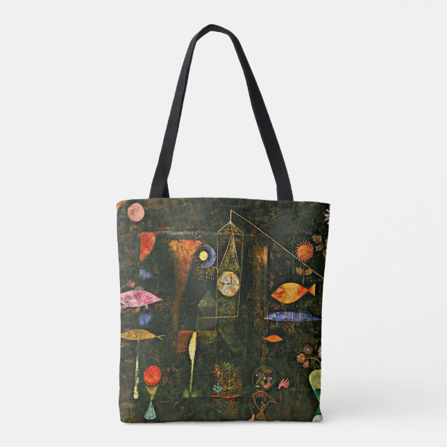 Bolso De Tela Klee - Fish Magic (Reverso)