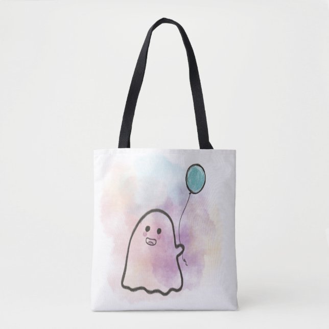 Bolso De Tela Kleiner Geist mit Luftballon  (Anverso)