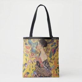 Bolso De Tela Klimt – Mujer con un abanico – Personalizado
