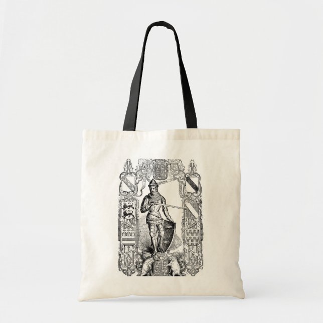 Bolso De Tela Knight Tote Bag (Frente)