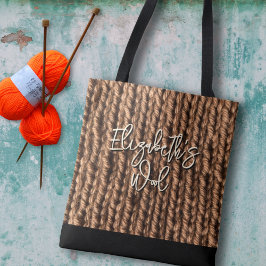 Bolso De Tela Knitting Wool Bag Personalized