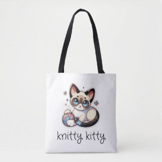 Bolso De Tela Knitty Kitty