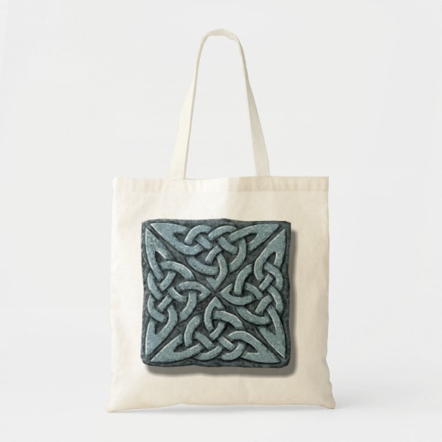 Bolso De Tela Knot celta de 4 cuadrados (Frente)
