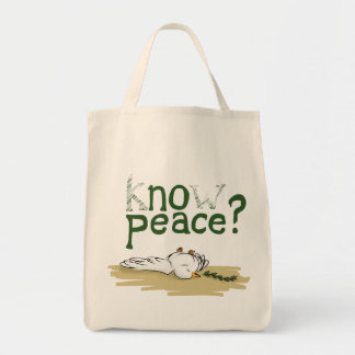 Bolso De Tela Know Peace Civil Rights Activist Tote Bag