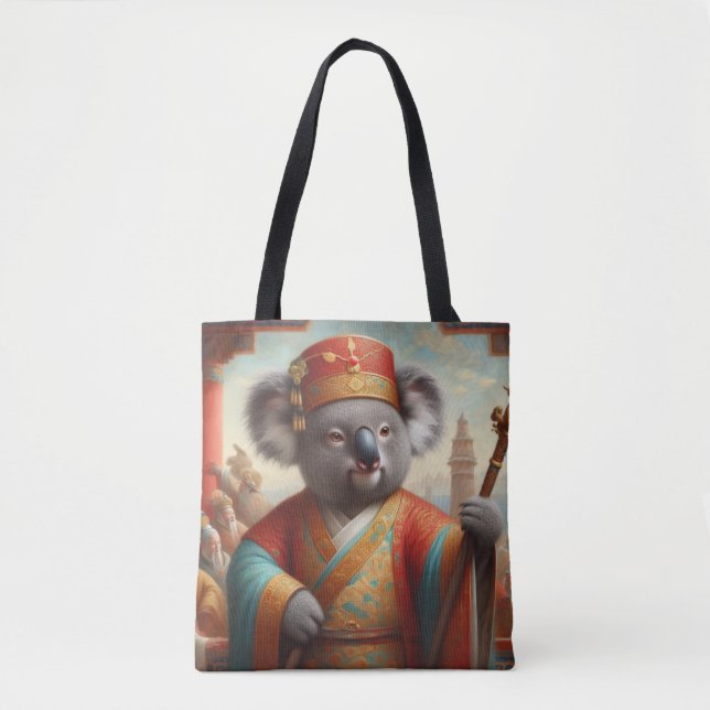 Bolso De Tela Koala Antigua China (Anverso)