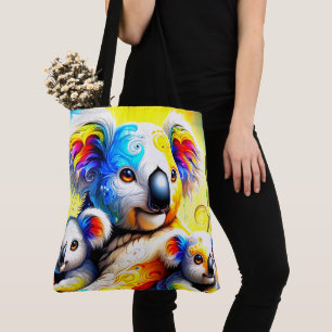 Bolso De Tela Koala Art