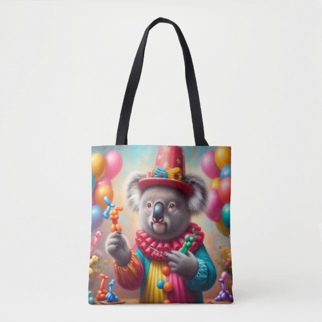 Bolso De Tela Koala Clown (Anverso)