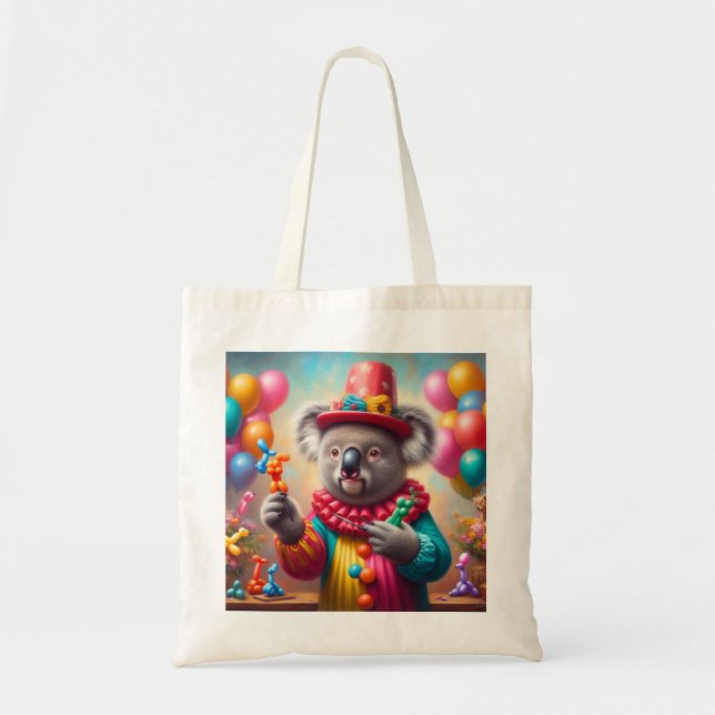 Bolso De Tela Koala Clown (Frente)