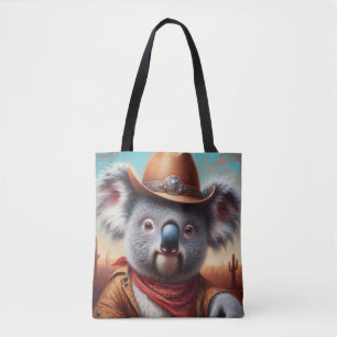 Bolso De Tela Koala Cowboy