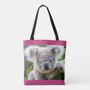 Bolso De Tela Koala de ojos azules