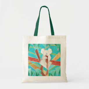 Bolso De Tela Koala en árbol Arte abstracto original