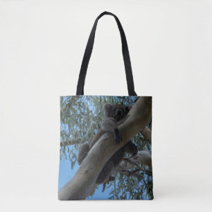 Bolso De Tela Koala en un árbol Australia, foto