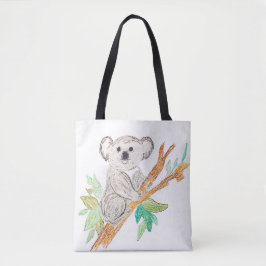 Bolso De Tela Koala Pequeño