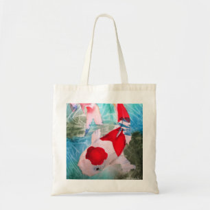 Bolso De Tela Kohaku Koi 2 arte acuático japonés
