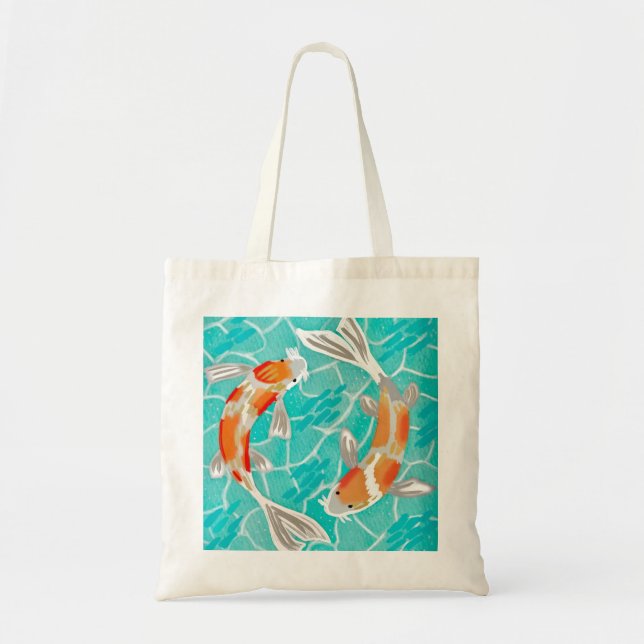 Bolso De Tela Koi Pond (Frente)