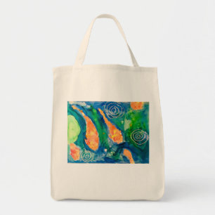 Bolso De Tela Koi pond