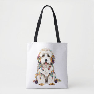 Bolso De Tela Komondor Playful Adorable Mascota de color animal