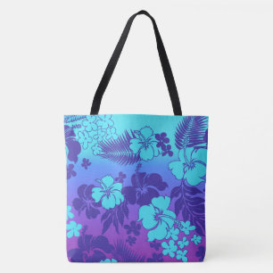 Bolso De Tela Kona Blend Hawaiian Hibiscus Beach Bag