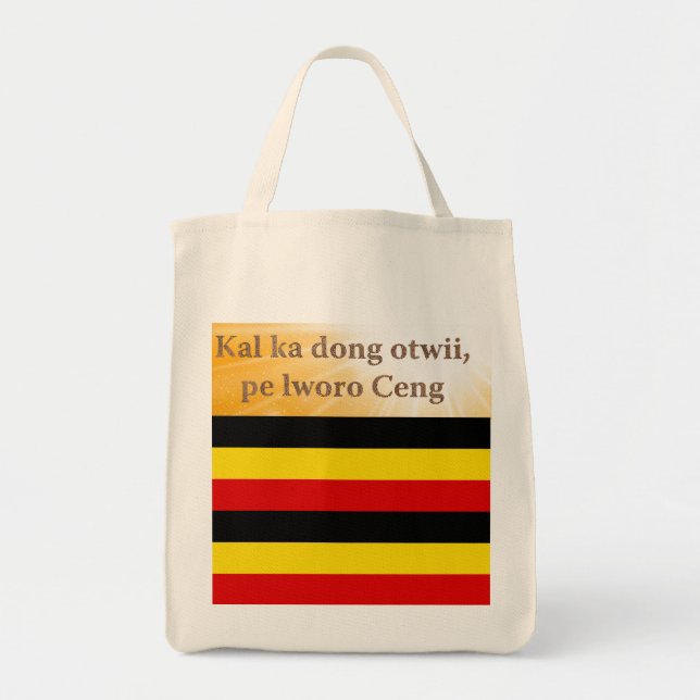 Bolso De Tela Konymoi Tote Bag - Kal ka dong otwii pe lworo ceng (Frente)