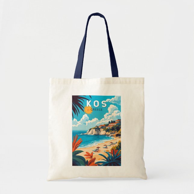 Bolso De Tela Kos Grecia Viaje al arte (Frente)