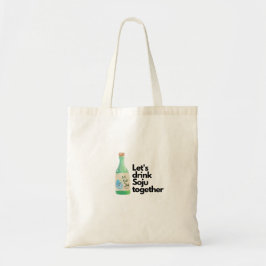 Bolso De Tela kpop Bebamos Soju juntos cultura coreana