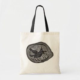 Bolso De Tela Krähe Crow Rabe ruft KRÄH! Tasche Tragetasche