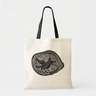 Bolso De Tela Krähe Crow Rabe ruft KRÄH! Tasche Tragetasche