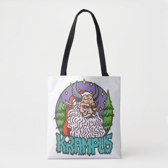 Bolso De Tela Krampus (Anverso)