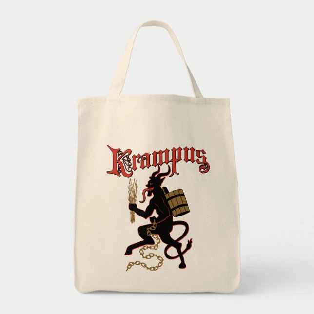 Bolso De Tela Krampus (Frente)