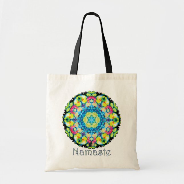 Bolso De Tela Kronos Namaste Kaleidoscope (Frente)