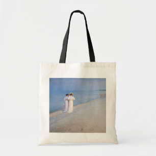 Bolso De Tela Kroyer - Noche de verano en la playa de Skagen
