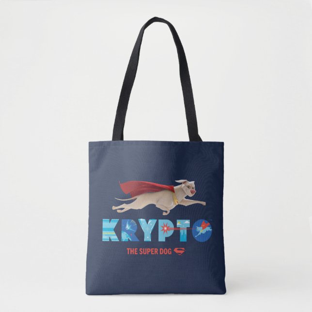 Bolso De Tela Krypto El Superperro (Anverso)