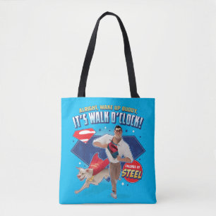 Bolso De Tela Krypto y Superman - ¡Es Walk O'Clock!