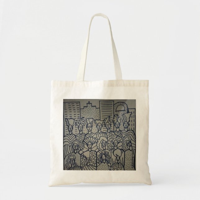 Bolso De Tela Kumlao y amigos (Frente)