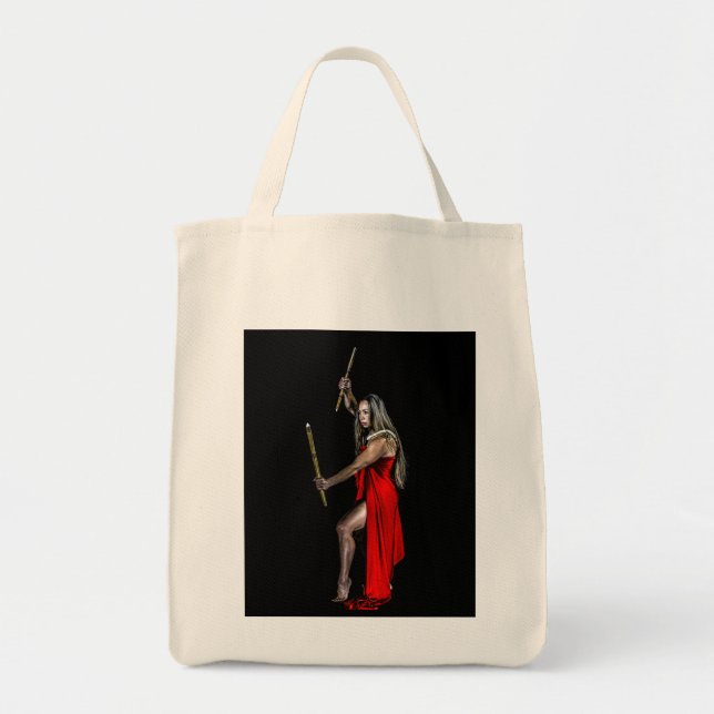 Bolso De Tela Kumu Manu con el Palua O Newa (Frente)