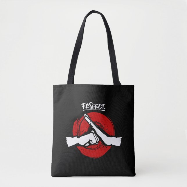 Bolso De Tela Kung Fu - Artes marciales - Respeto (Anverso)