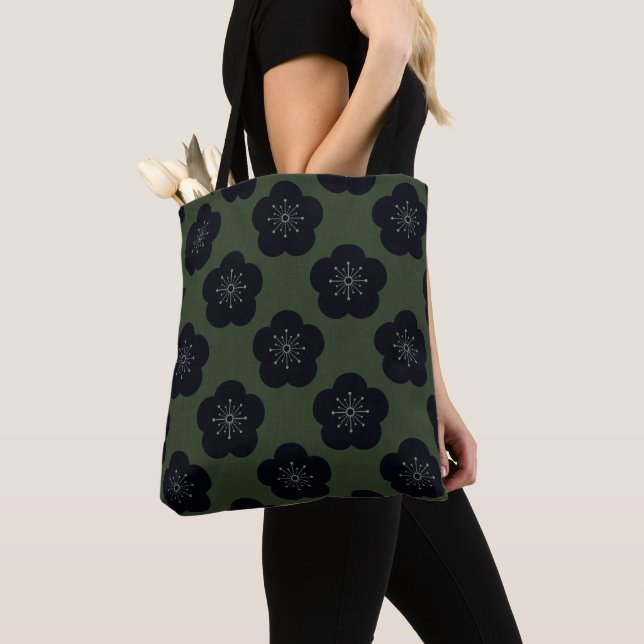 Bolso De Tela KURO UME - Bold-Khaki (Detalle)