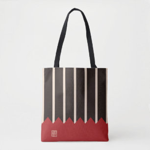 Bolso De Tela Kurosyaji-Susohirasya-Yamagatamonyou-Jinbaori