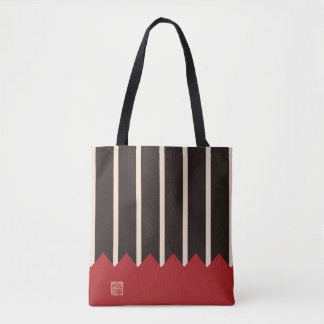 Bolso De Tela Kurosyaji-Susohirasya-Yamagatamonyou-Jinbaori