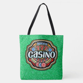 Bolso De Tela L. CASINO Tote - Ver atrás